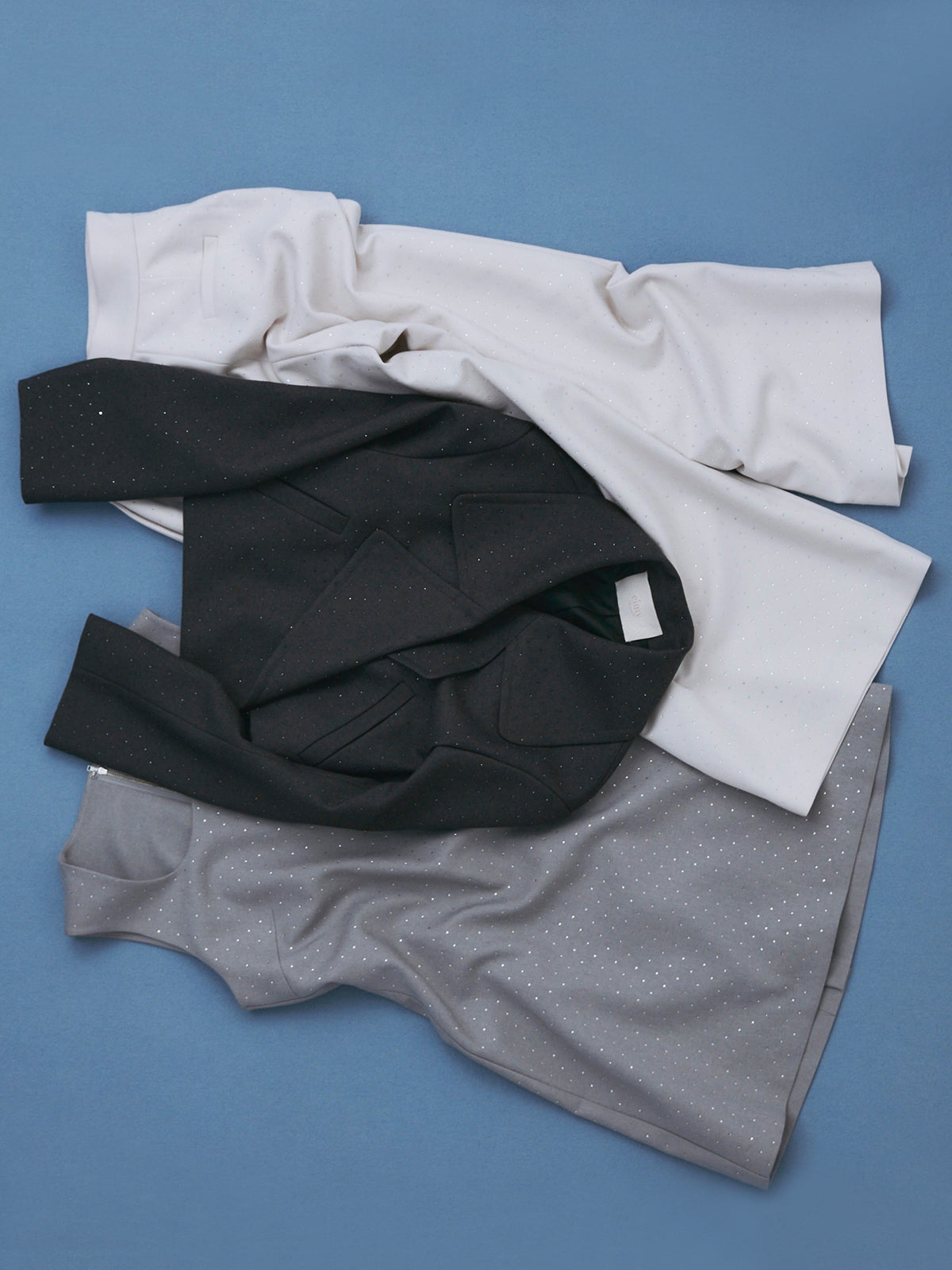 ビジュートリムミニワンピース