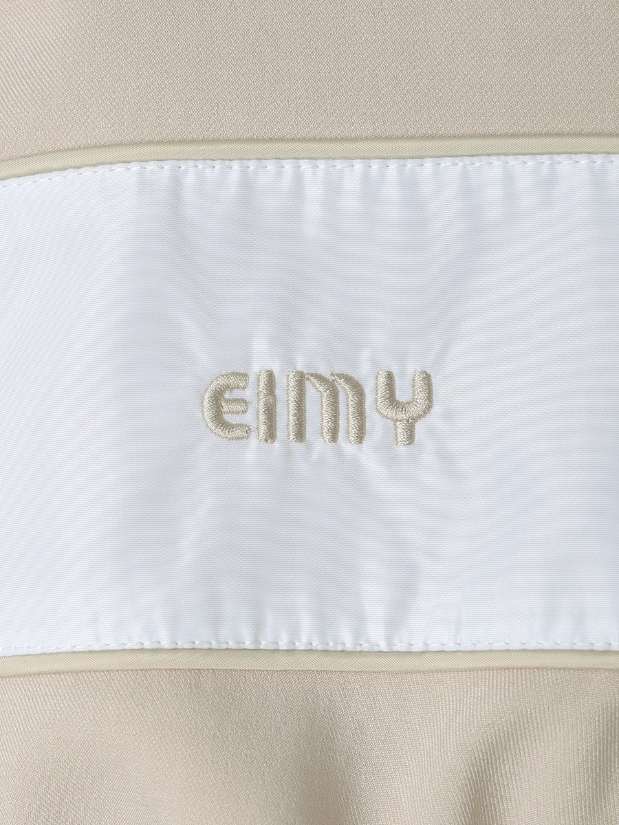 スイッチングバイカラーブルゾン