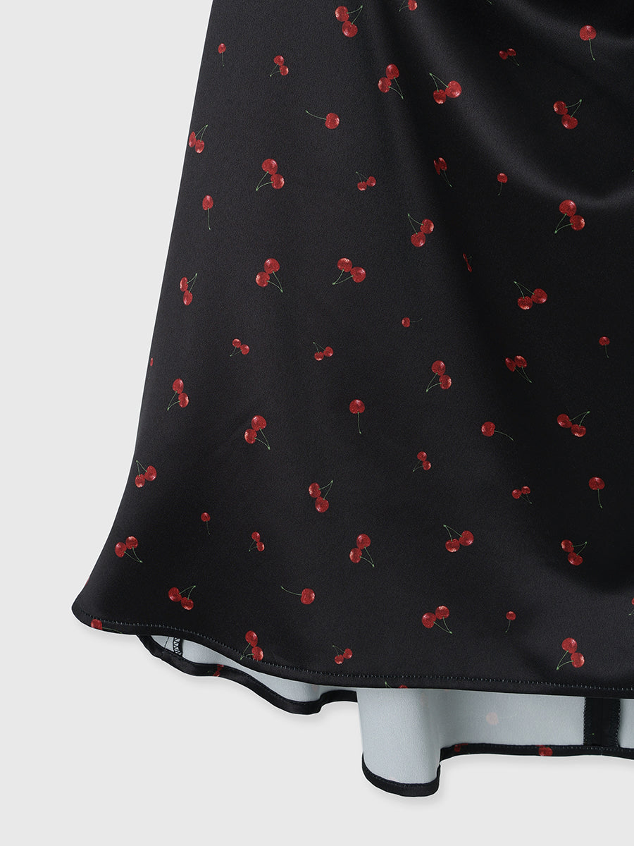 cherry patternキャミワンピース