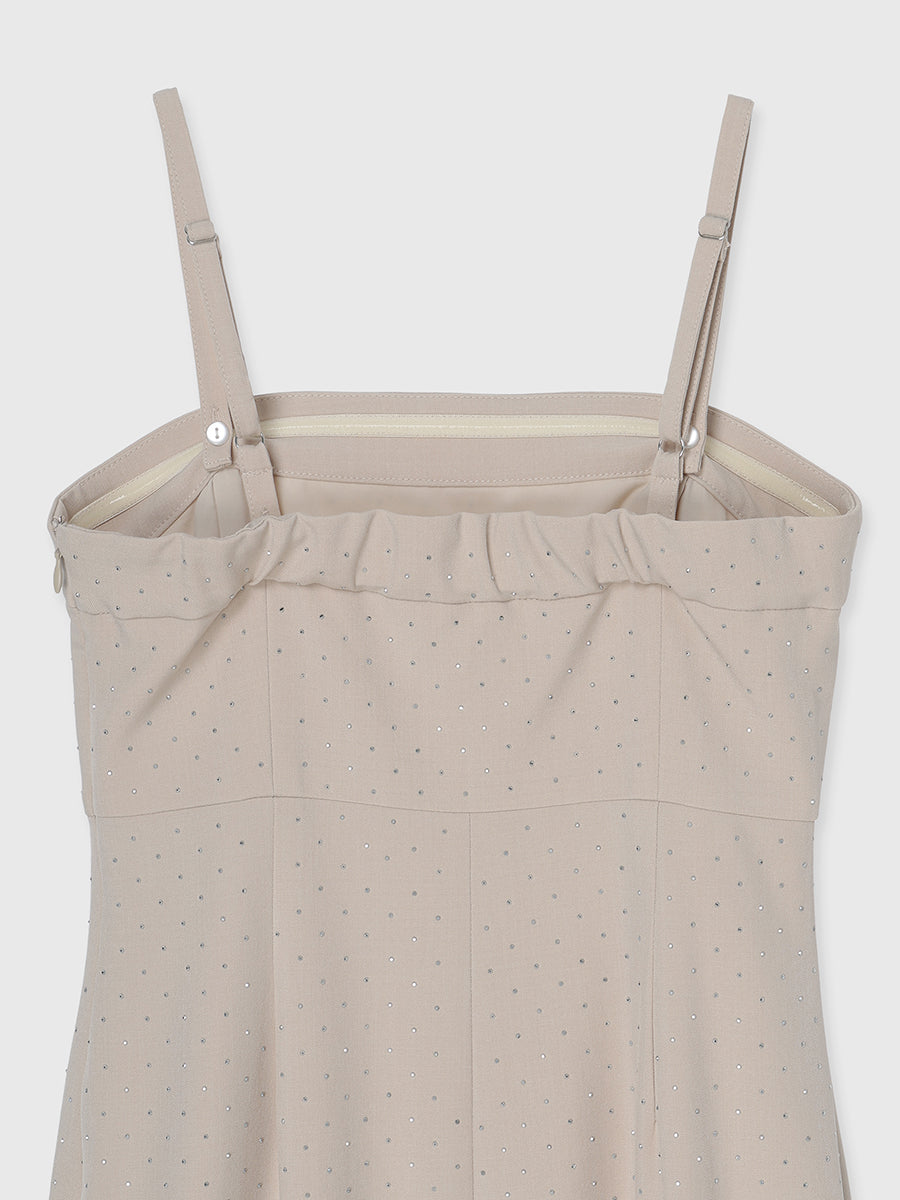 ビジューキャミワンピース