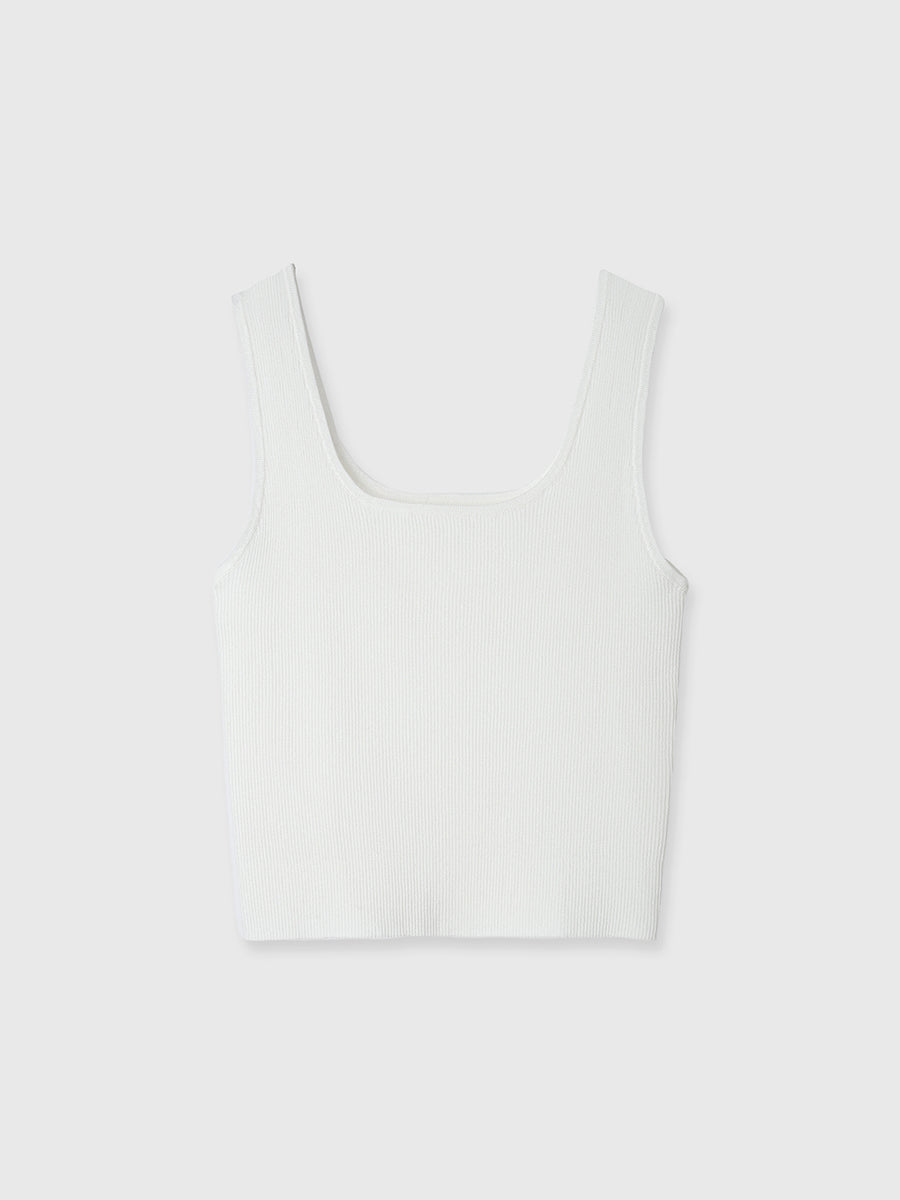 透かし編みニットアンサンブル