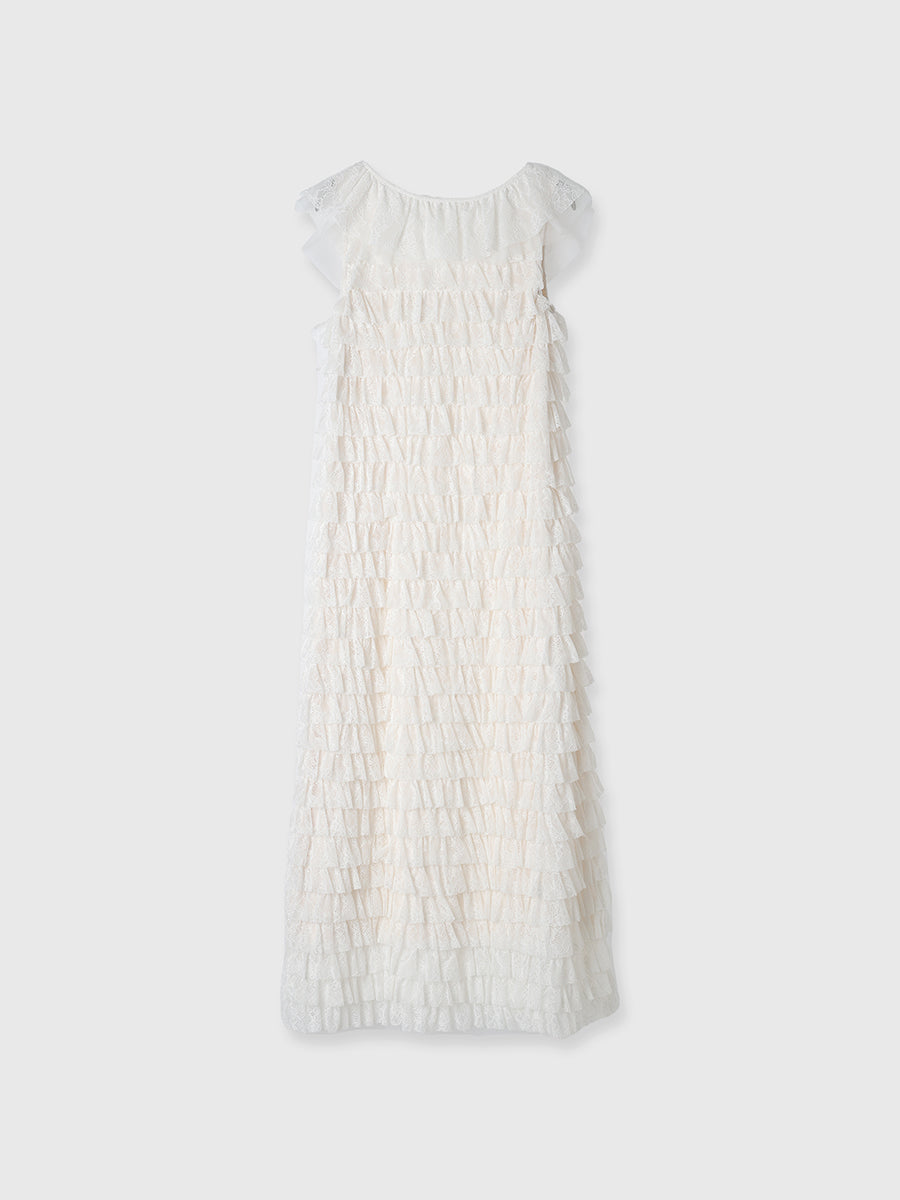 レースティアードワンピース