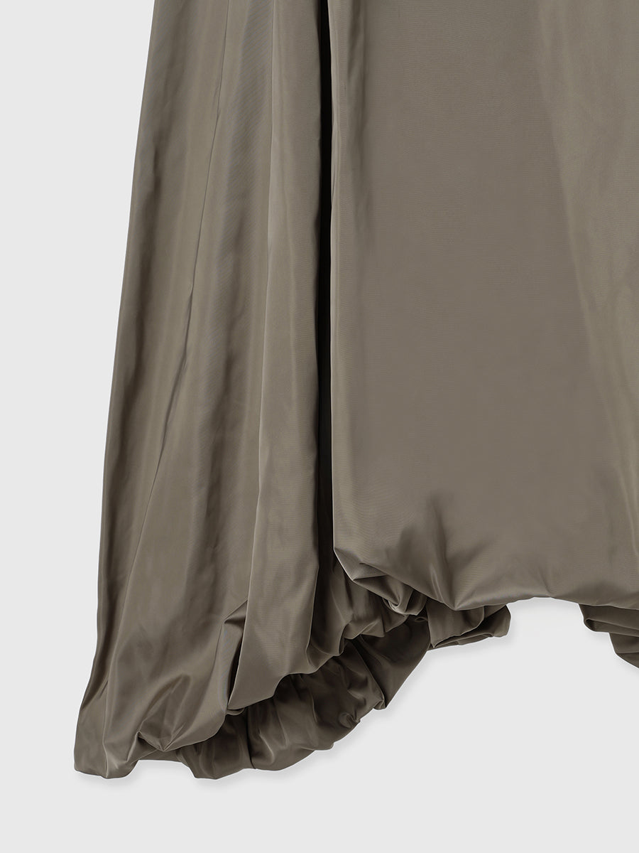 バックベルトバルーンロングワンピース