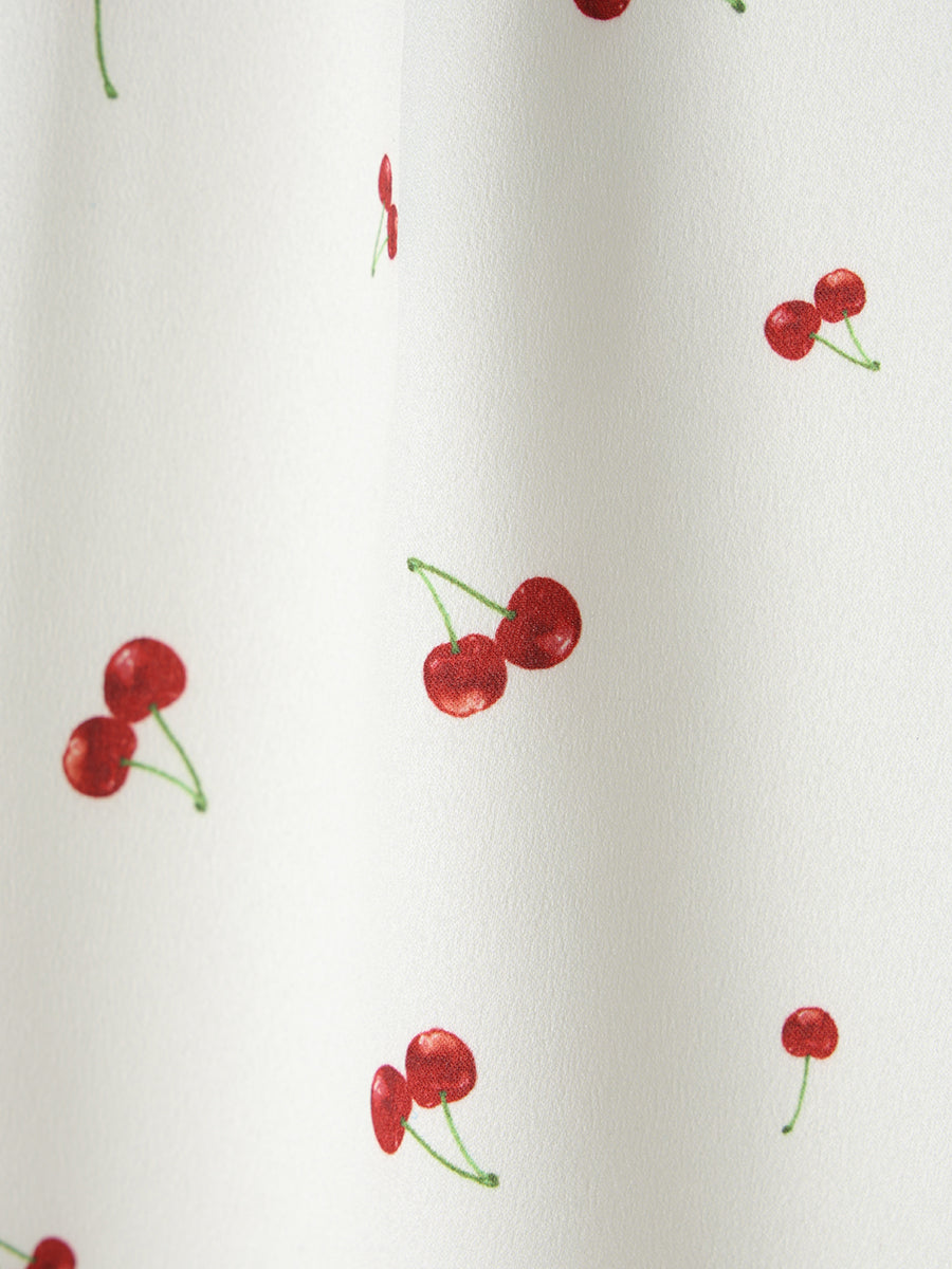 cherry patternスカート