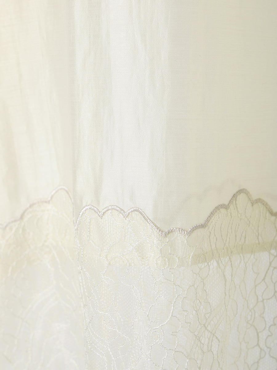 レースコンビシアーシャツ