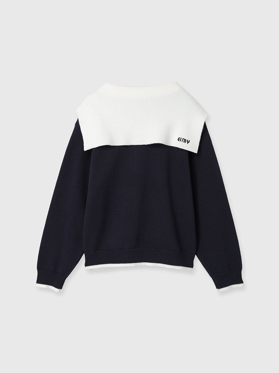 セーラーカラーニットTOPS