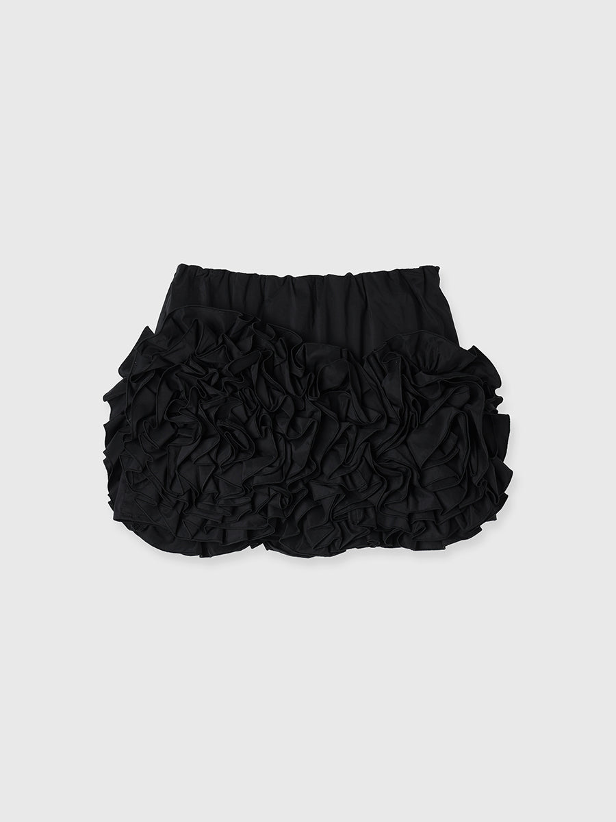 フラワーモチーフミニスカート