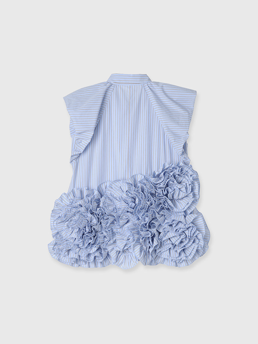 フラワーモチーフブラウス