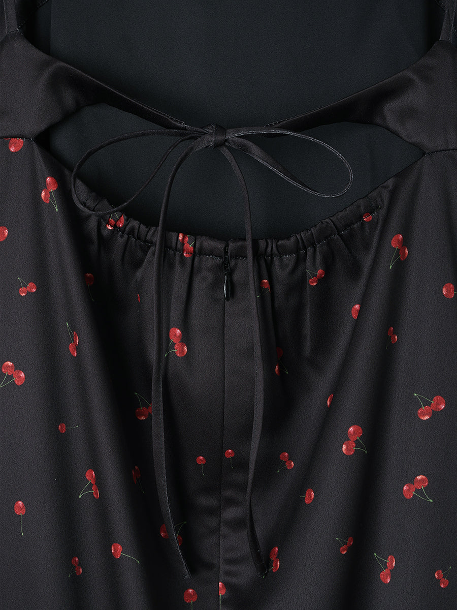 cherry patternキャミワンピース