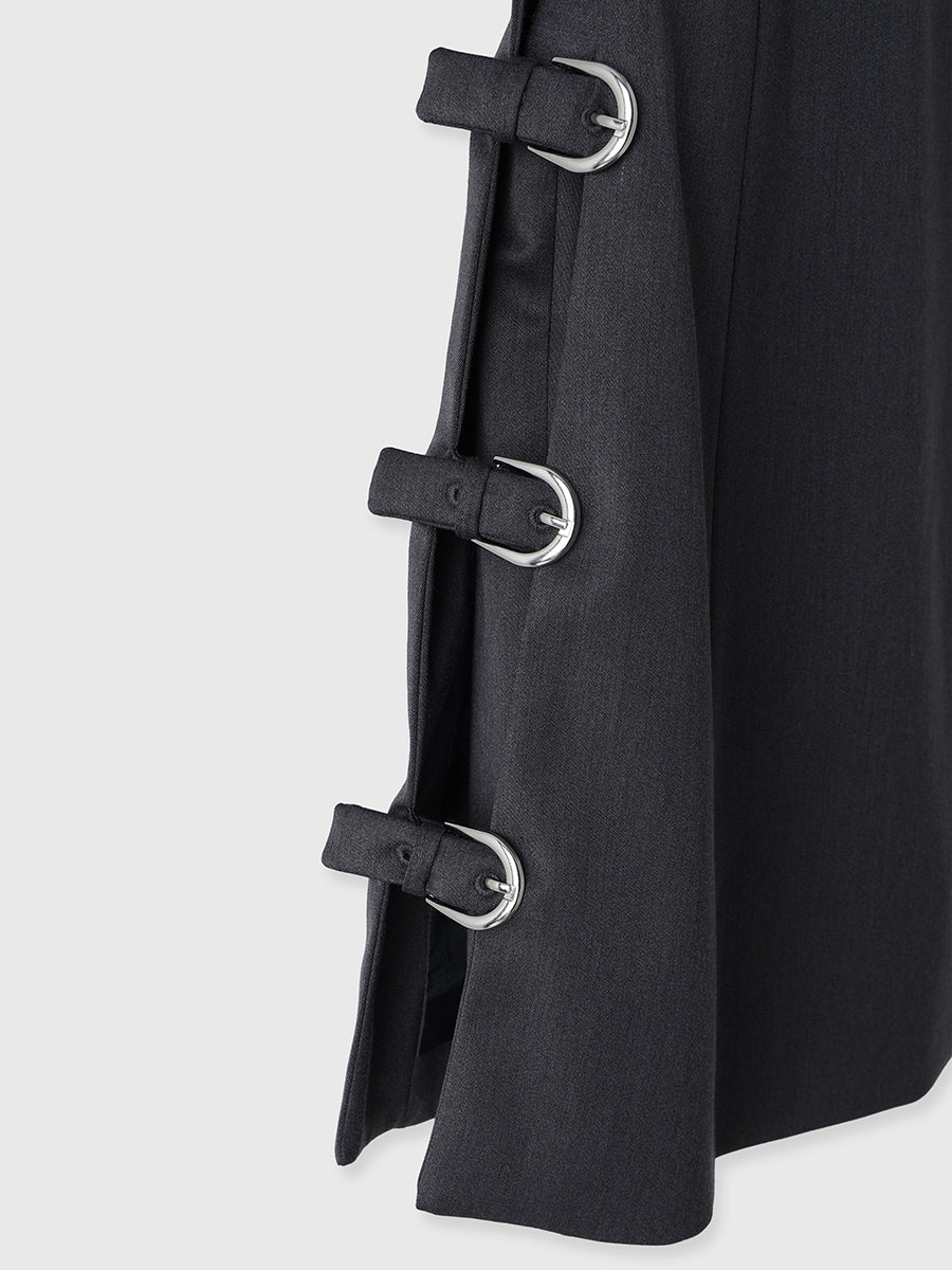 サイドベルトワンピース