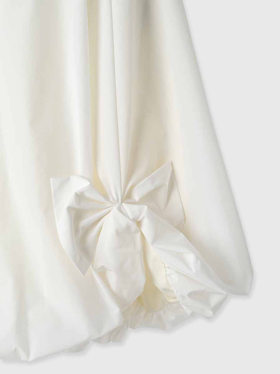 ギャザーバルーンタックスカート