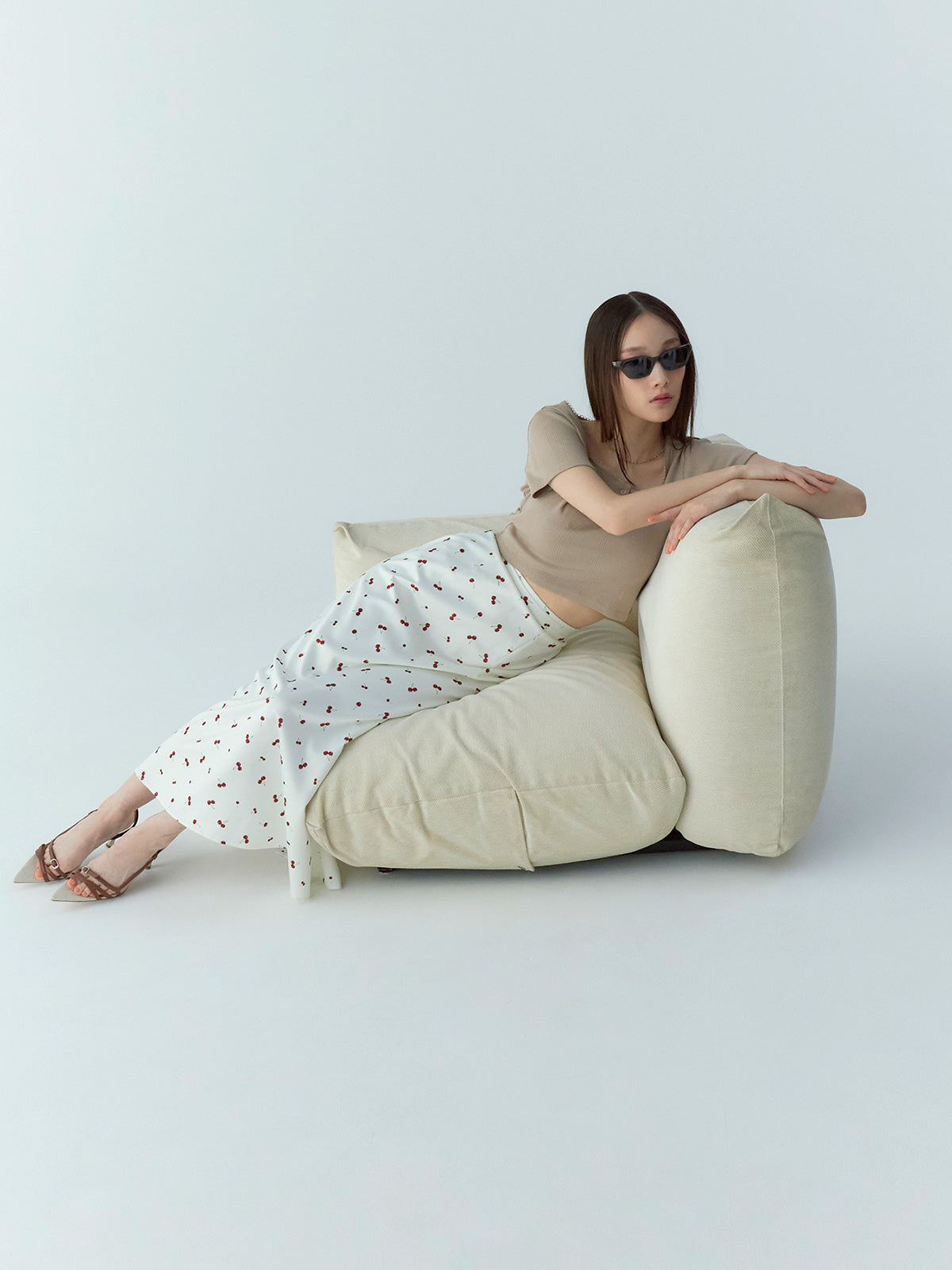 miller×eimy ハーフスリーブコンパクトTシャツ