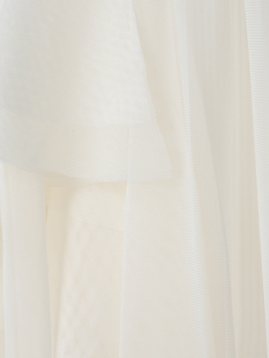 リブタンクセットボリュームチュールチュニック