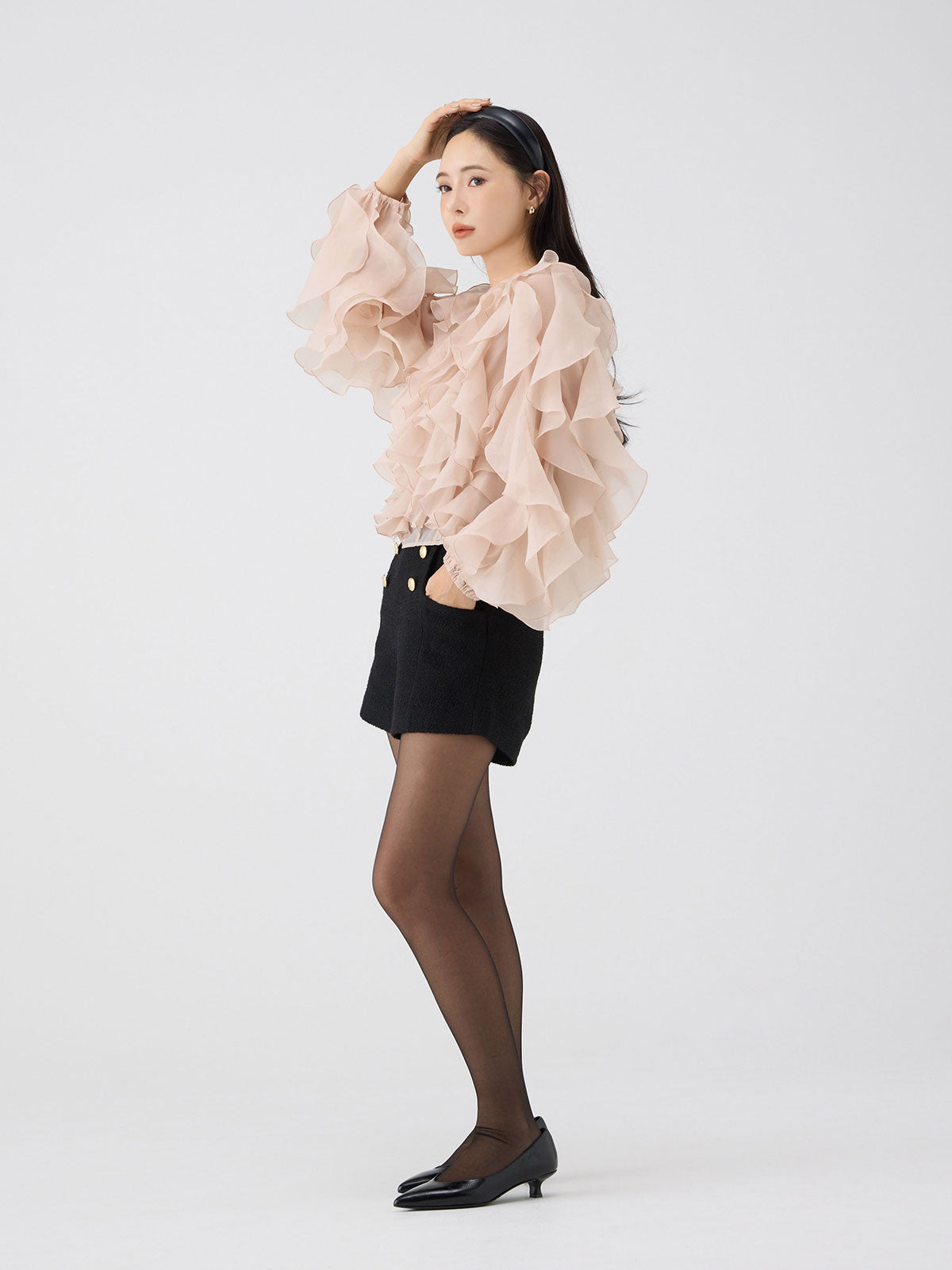 ツイードマリンショートパンツ