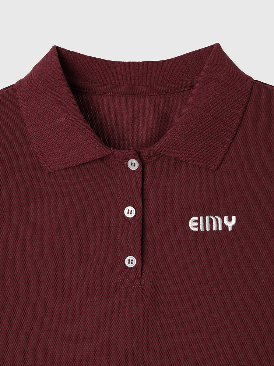 ロゴカットポロトップス