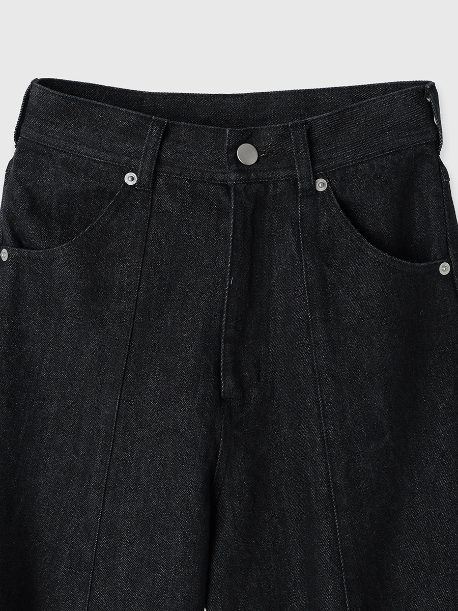 カービーパターンデニムパンツ