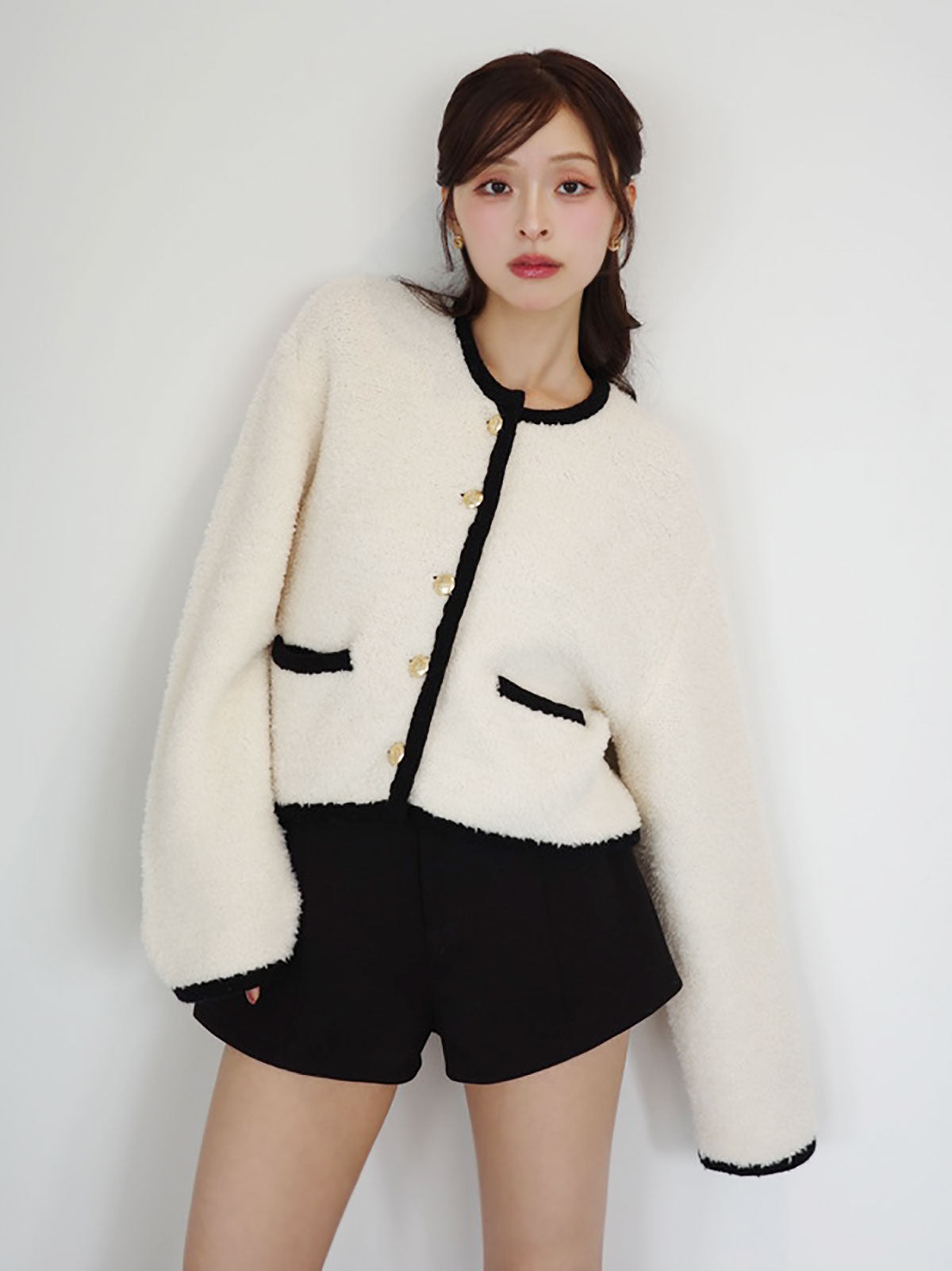 MODEL:170cm／COLOR:MIX／SIZE:F