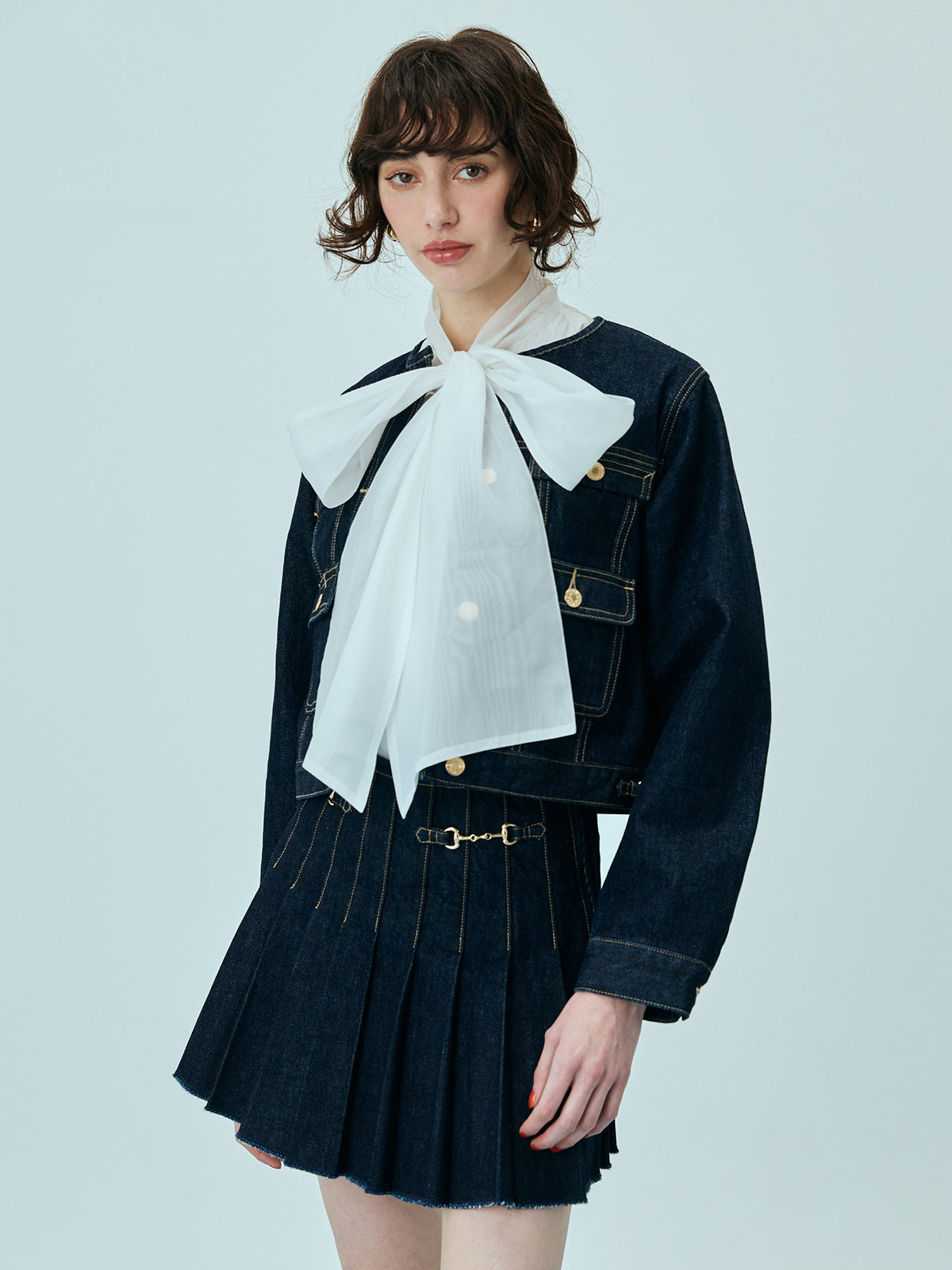 ビットデニムジャケット