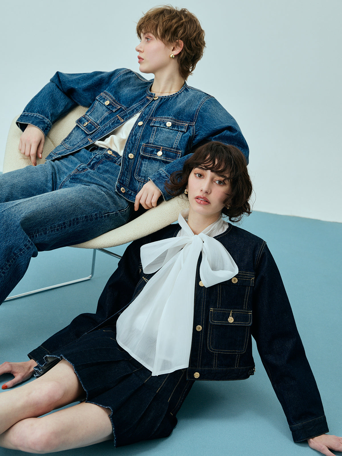 LEFT:BLUE／RIGHT:INDIGO