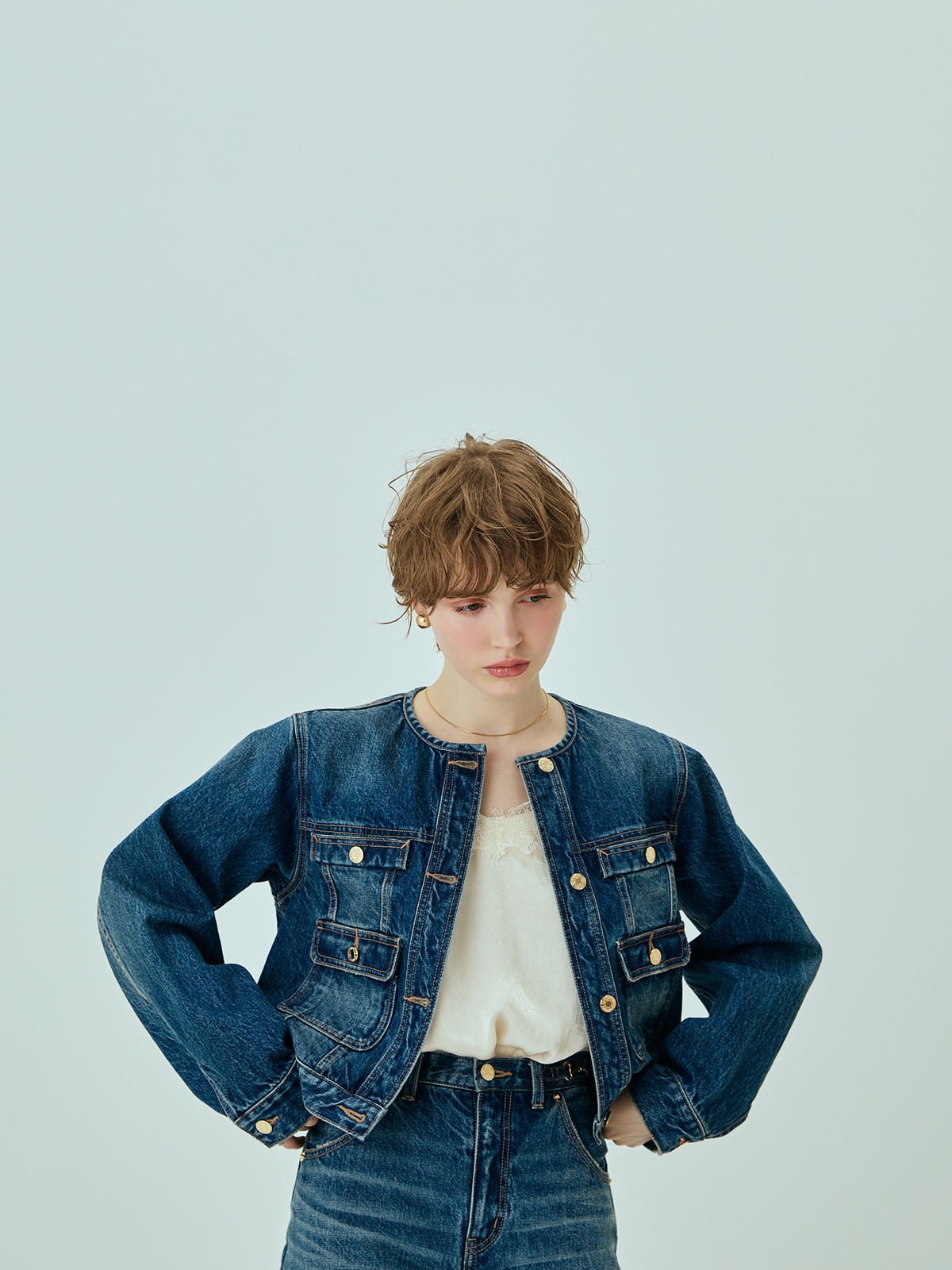 ビットデニムジャケット