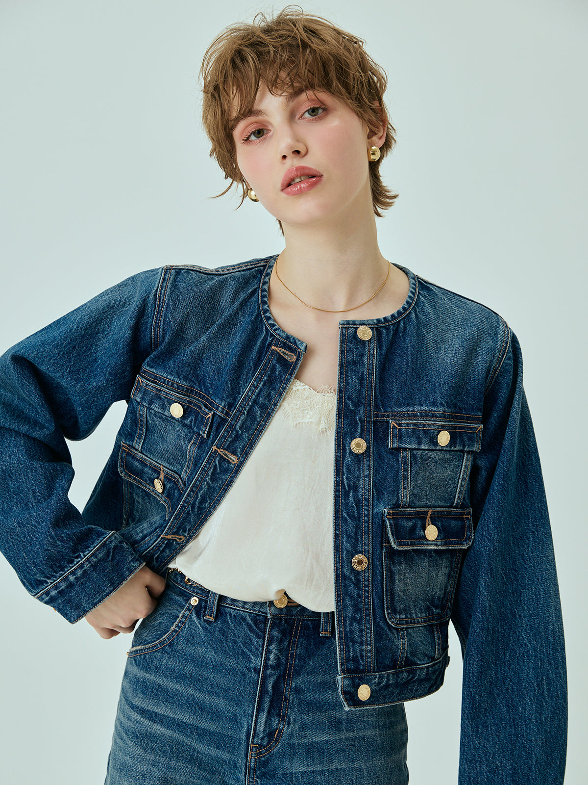 ビットデニムジャケット