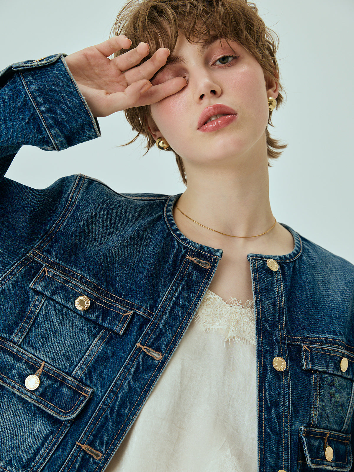 ビットデニムジャケット