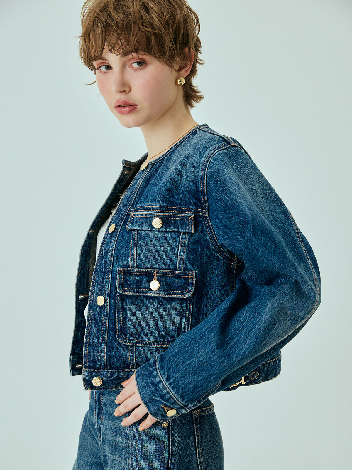 ビットデニムジャケット