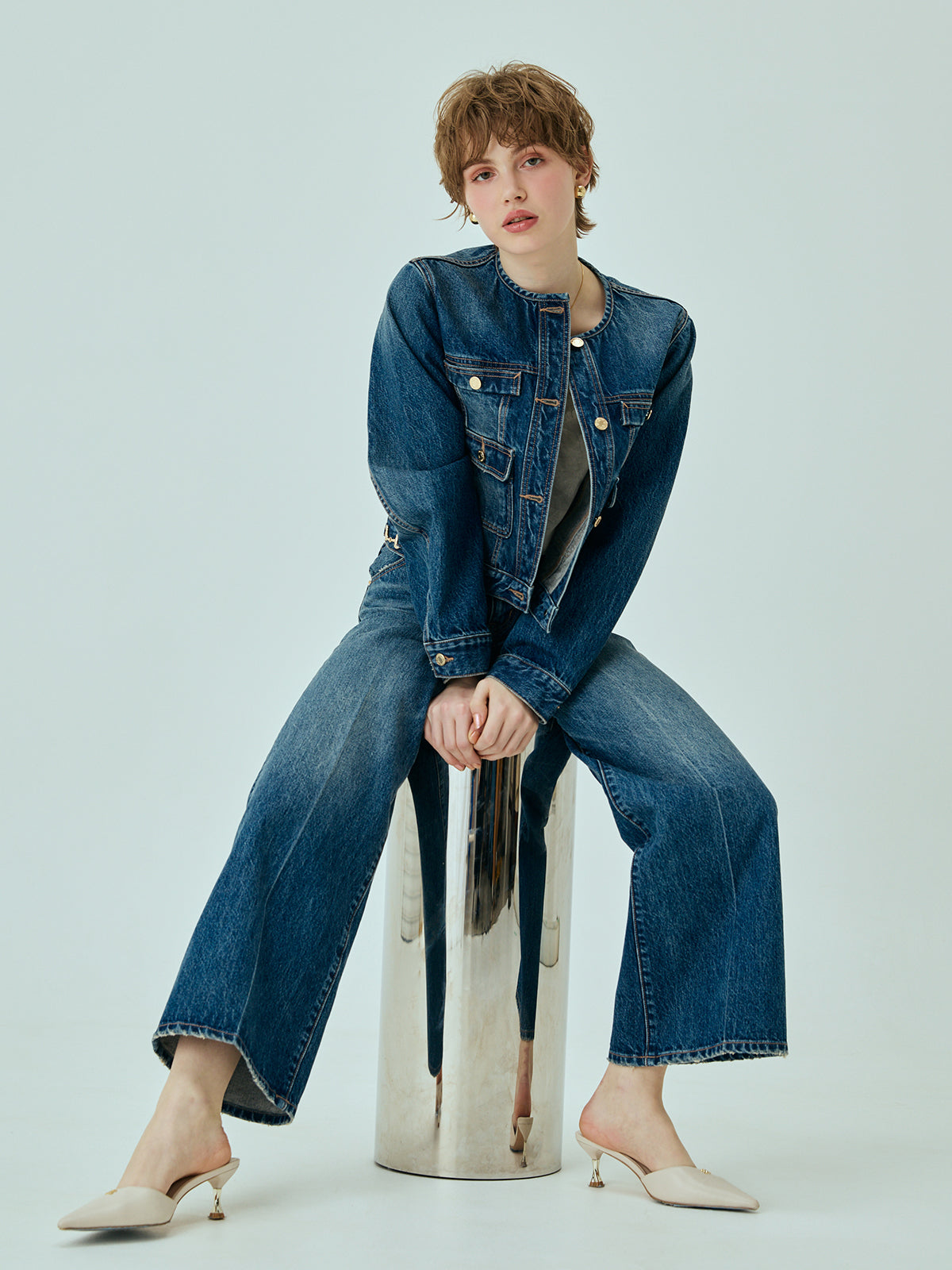 ビットデニムジャケット