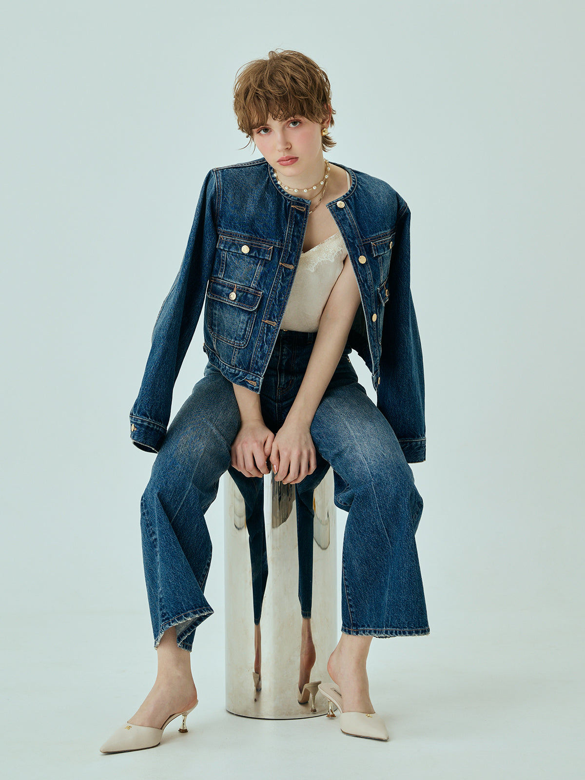 ビットデニムジャケット