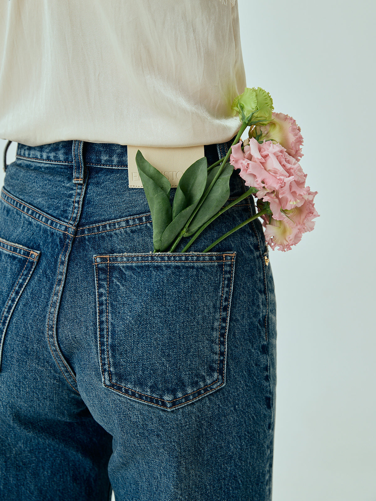 ビットデニムパンツ