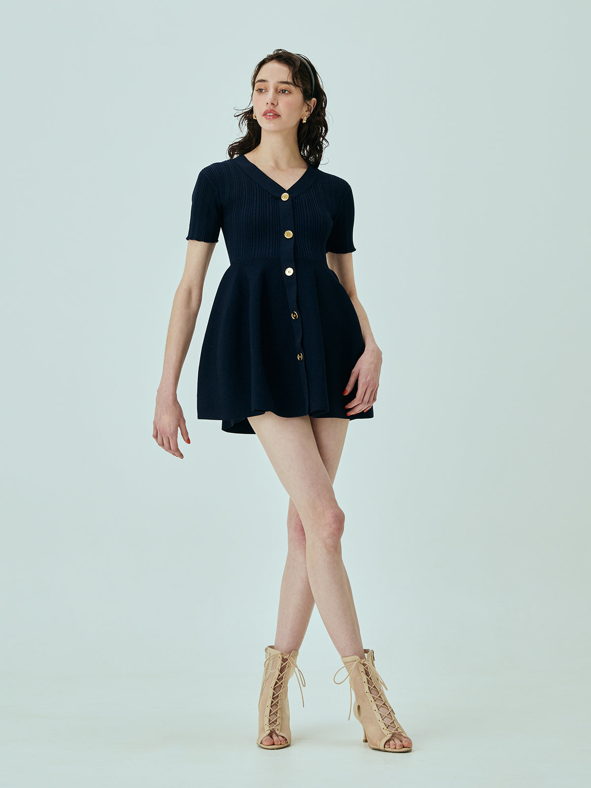 ホールミニワンピース