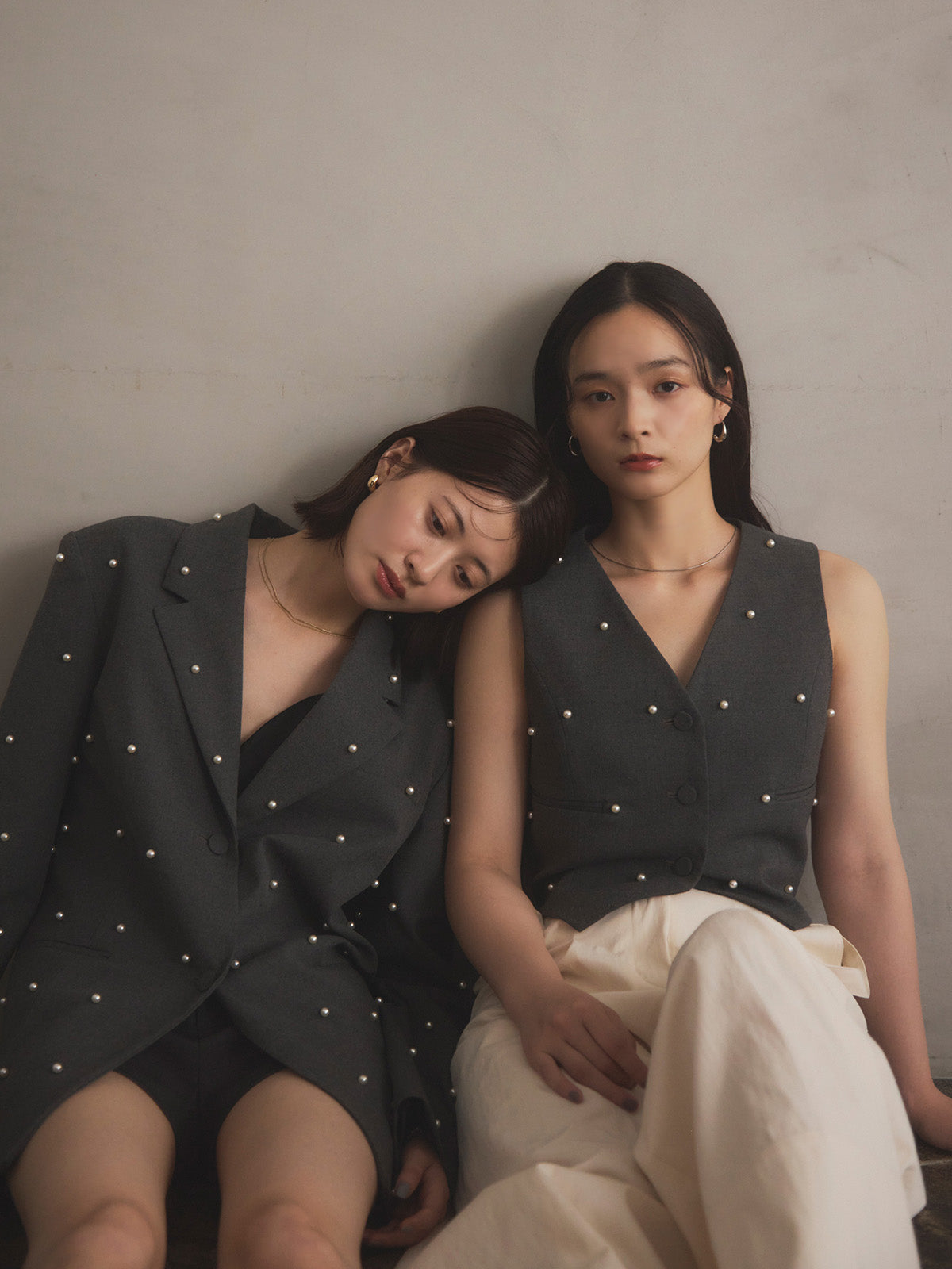 LEFT:166cm／COLOR:GREY／SIZE:36