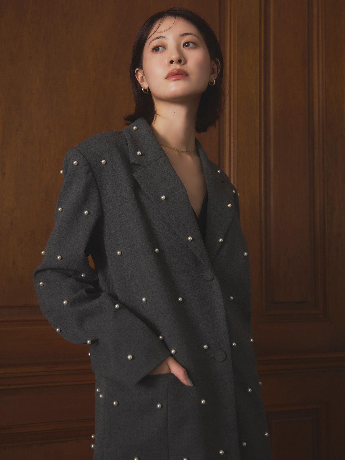パールテーラードジャケット