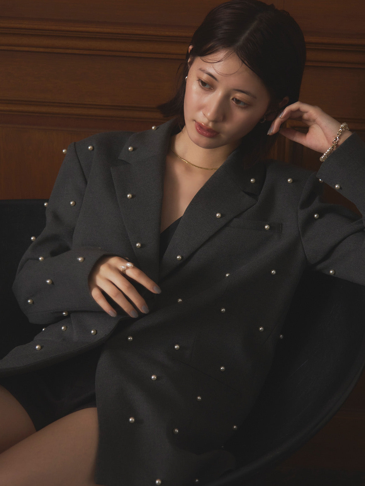 パールテーラードジャケット