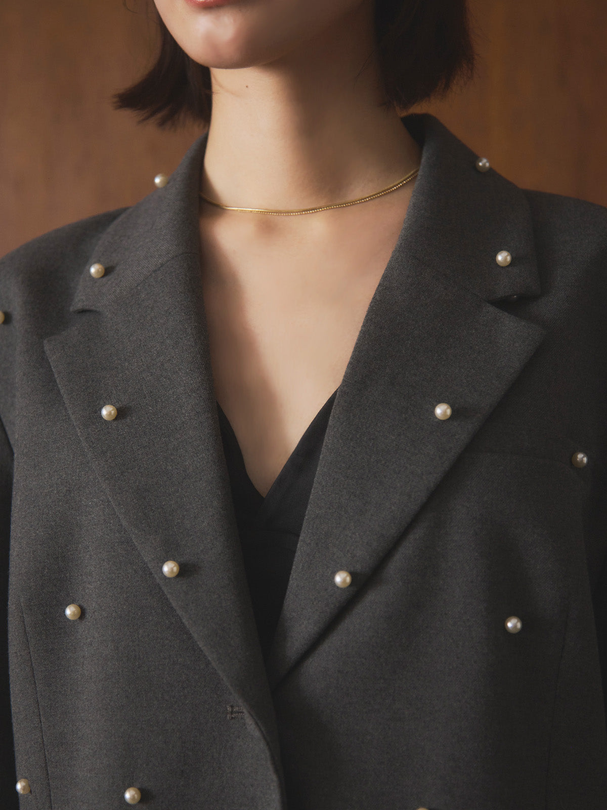 パールテーラードジャケット
