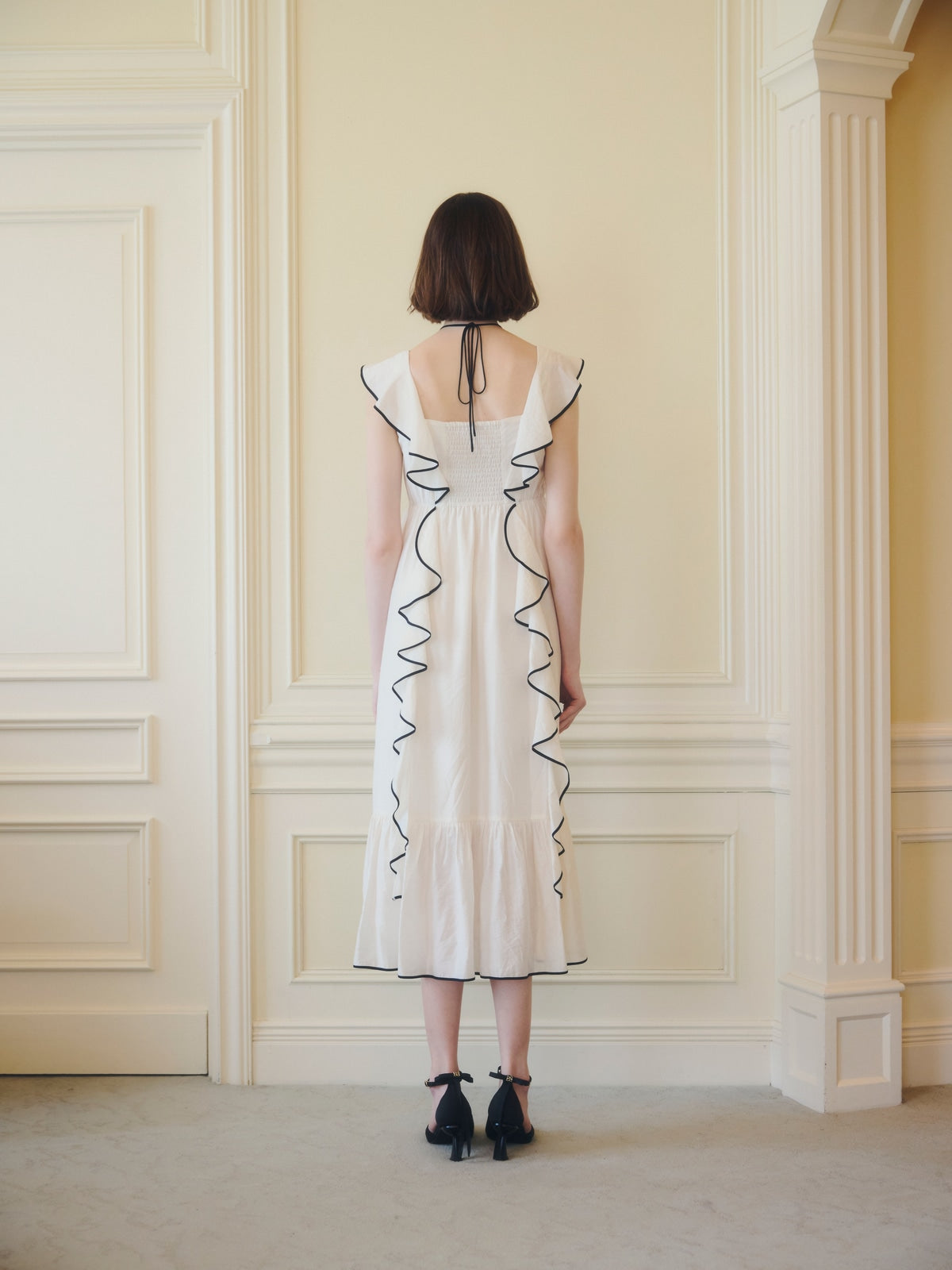 Eimy istoire PIERIS DRESS ワンピース オフホワイト PIERIS DRESS