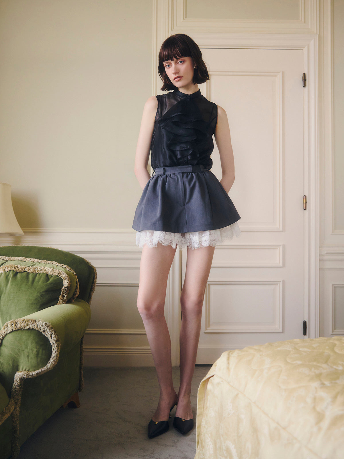 AURORA TIE BLOUSE