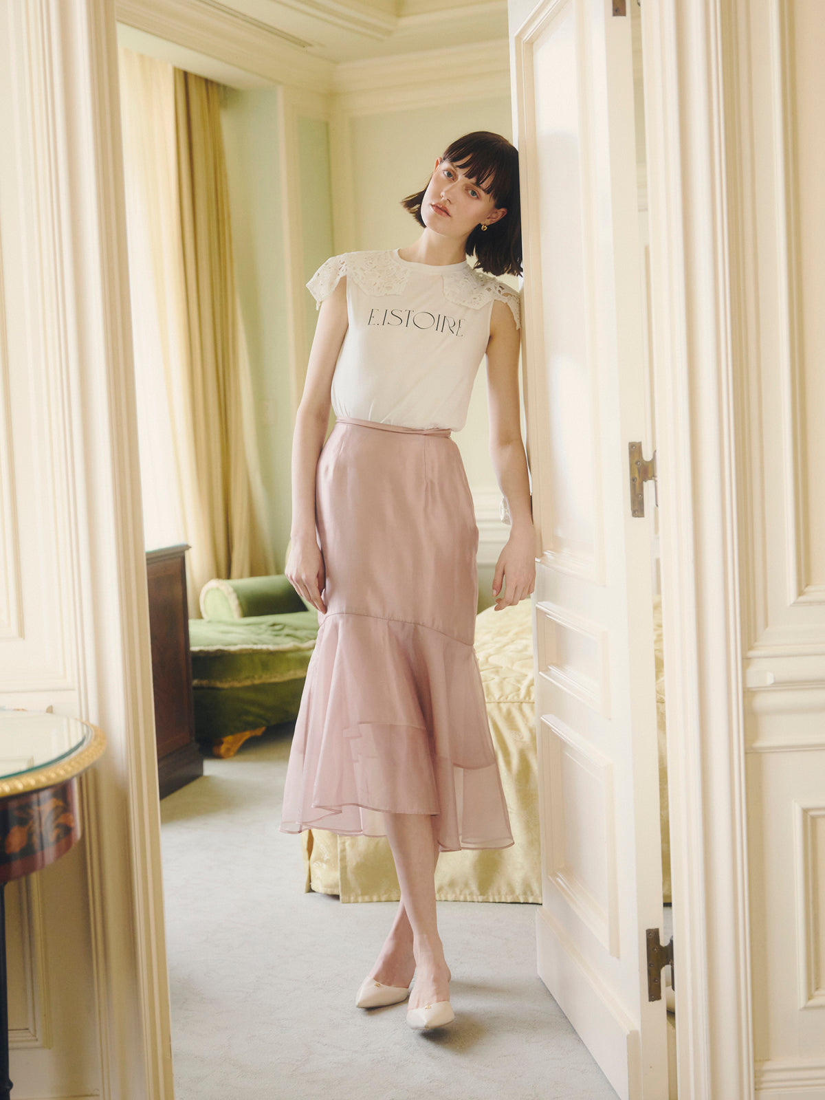 AURORA SHEER SKIRT