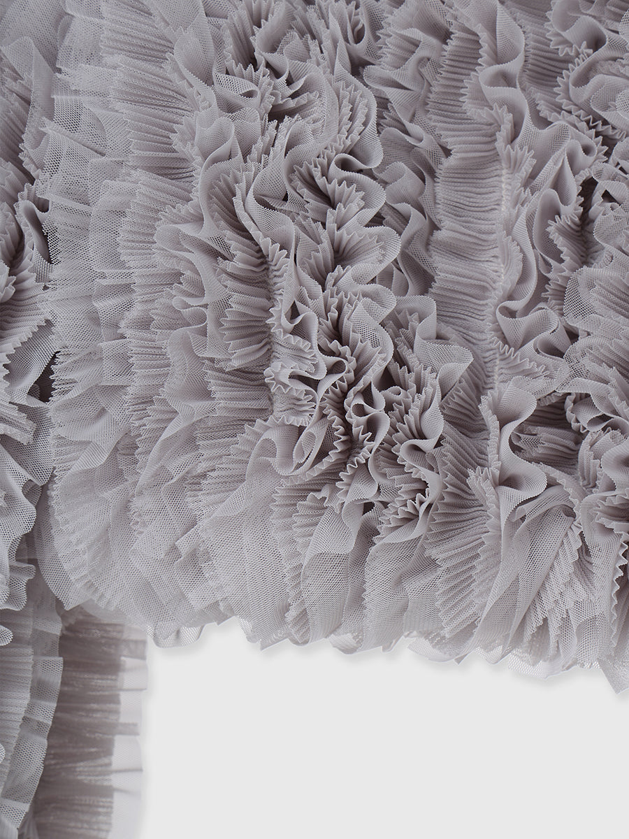 ボリュームチュールオフショルトップス