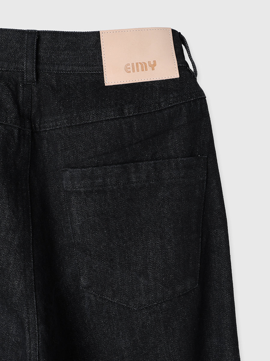 カービーパターンデニムパンツ