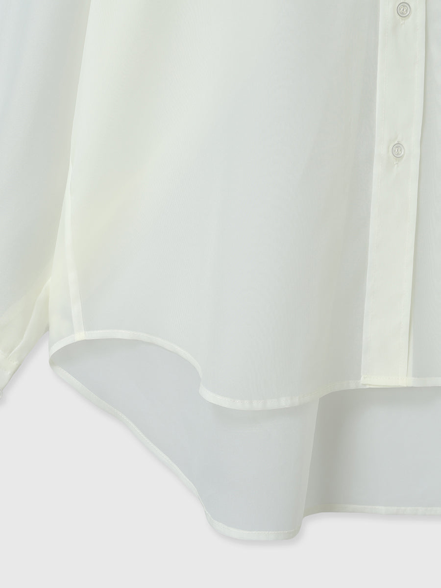 シアー2WAYシャツ