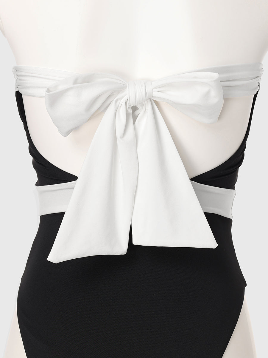 バックリボンワンピース