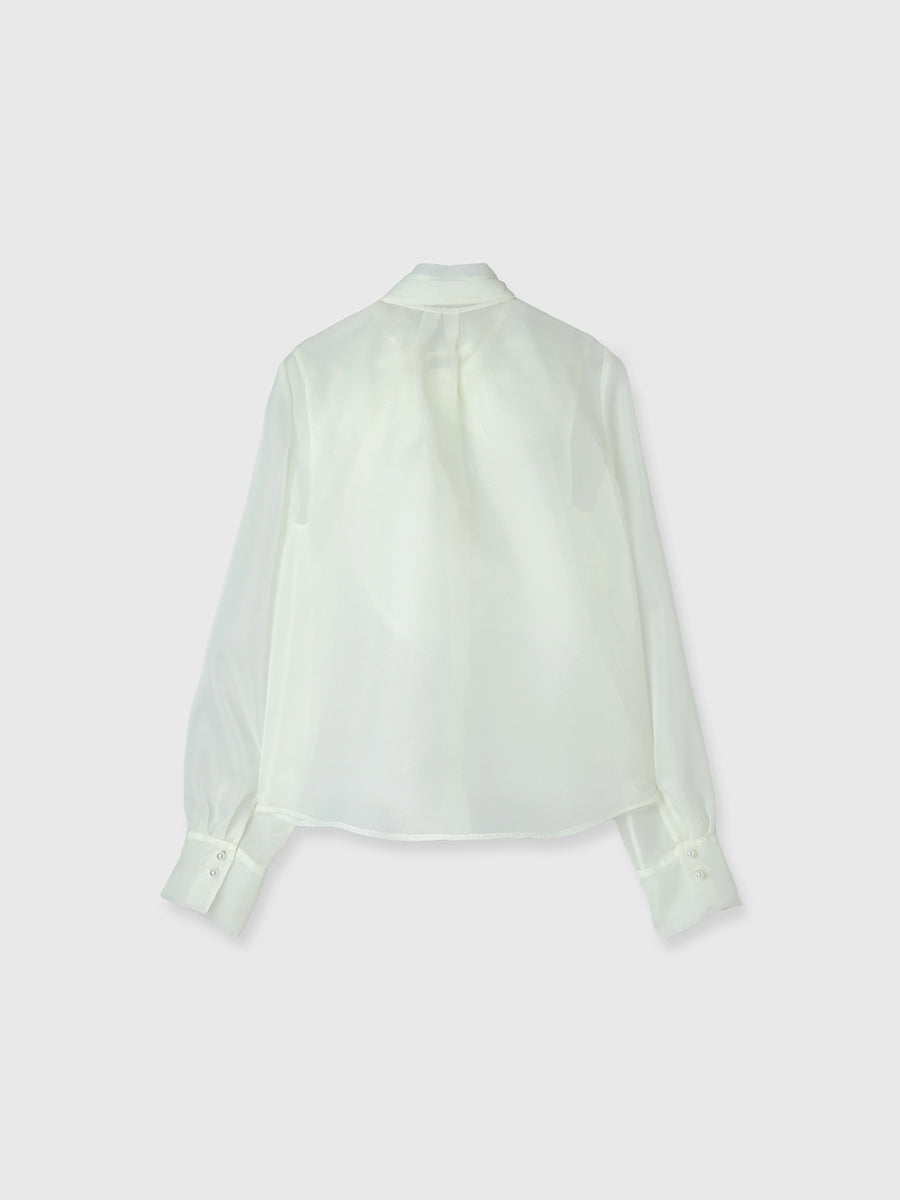 ボウタイシアーブラウス