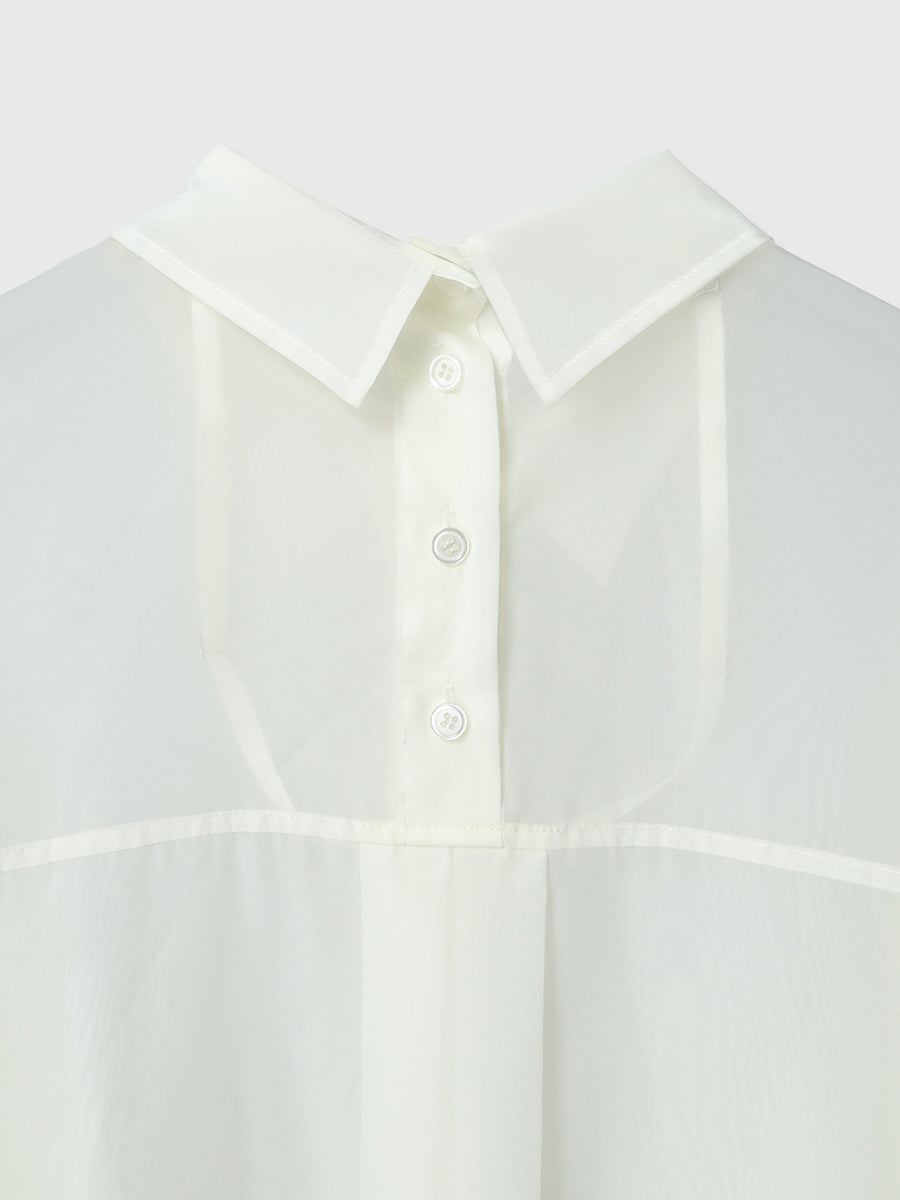 シアー2WAYシャツ