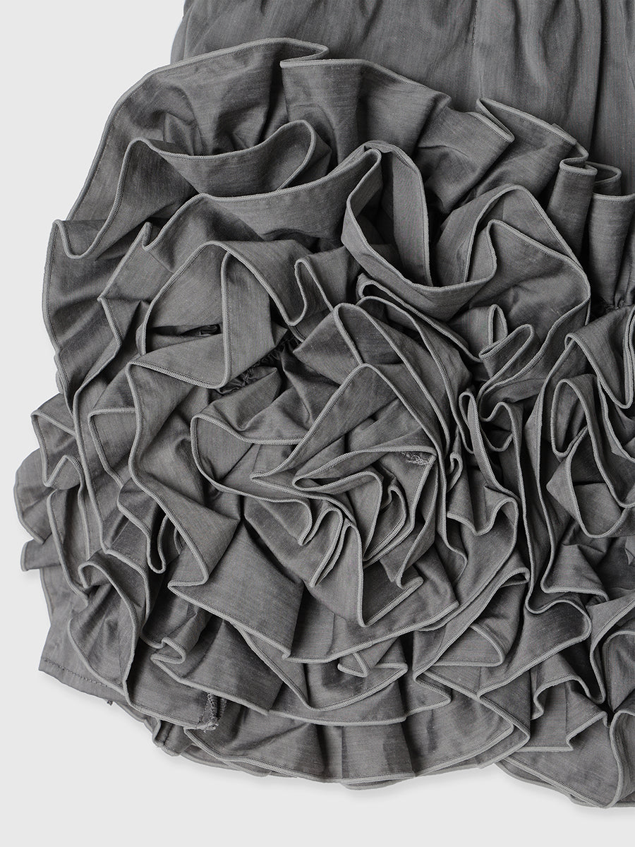 フラワーモチーフミニスカート