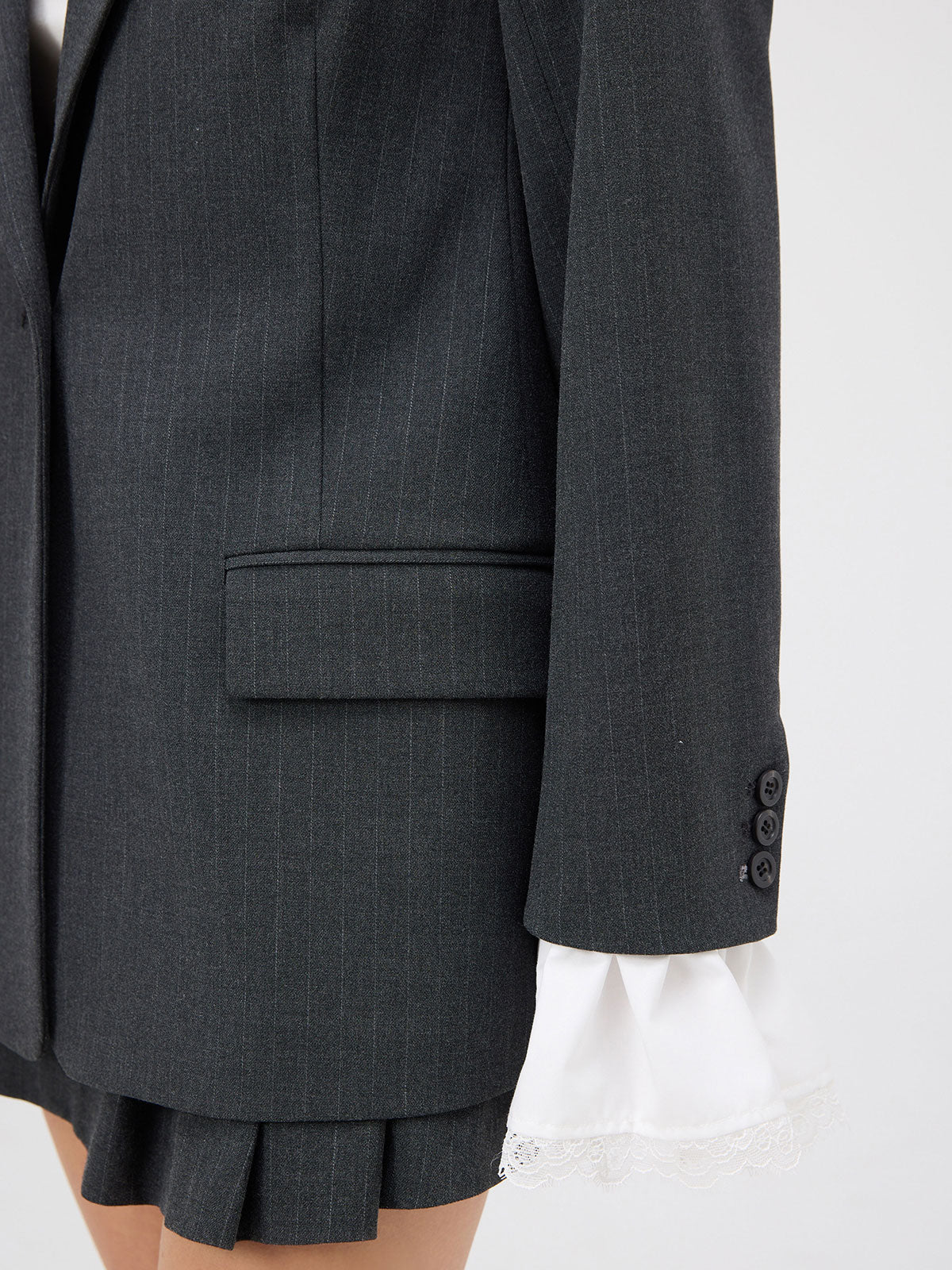 レーストリムカフステーラリングジャケット