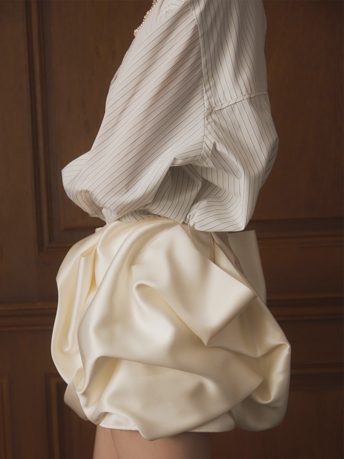 ドレープバルーンミニスカート