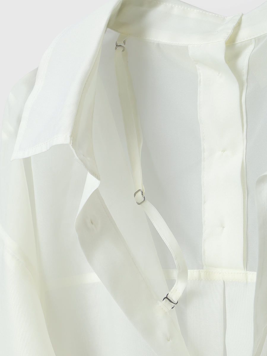 シアー2WAYシャツ