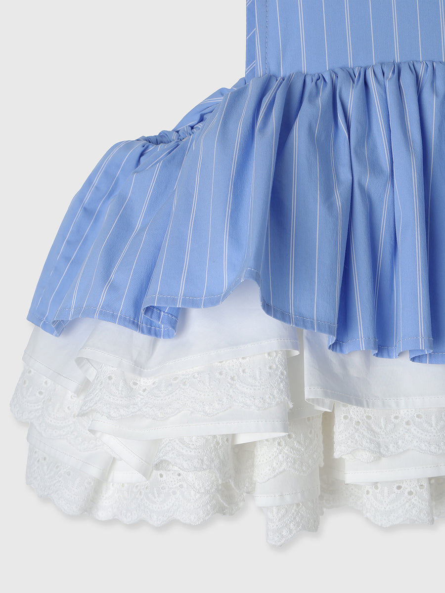 ボリュームラッフルブラウス