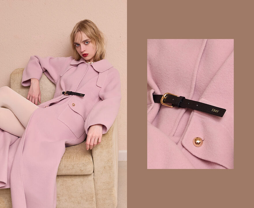 ドルマンシルエットロングコート